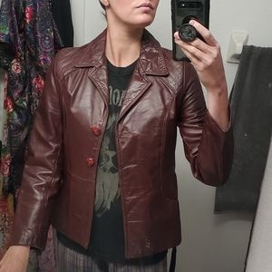 Vintage leather jacket